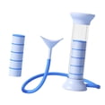 thumbnail image 3 of Entrenador de respiración, equipo para mejorar la fuerza y ​​la resistencia, ejercitador pulmonar Azul, 3 of 9