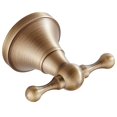 thumbnail image 1 of Perchero de latón antiguo, ganchos para toallas, albornoces, accesorios de baño y cocina, montados en la pared, ganchos para abrigos de bronce cepillado, 1 of 5