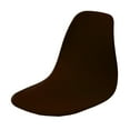 thumbnail image 2 of Housse de Chaise Extensible Couleur Unie Mariages Cérémonies Mi-Siècle Moderne Café, 2 of 8