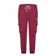 thumbnail image 4 of Ceisia Men's Solid Color Multi-Pocket Tapered Cargo Sweatpants Red L Gifts, 4 of 8