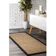 thumbnail image 4 of nuLOOM Elijah Seagrass Natural Area Rug, 5' x 8', Black, 4 of 4