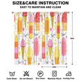 thumbnail image 2 of Ice Cream (5)_15 Curtains-blackout Curtains Bedroom Decor Living Room Darkening Grommet Window Drapes 2 Panels Set 42"x 84", 2 of 2