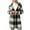 N140-Black, variant on NAFUU Womens Jacket Women's Long Flannel Plaid Jacket Fall Winter Zip Up Open Front Cardigan Outerwear Mid-Length Soft Cozy Warm Coats Warm Outerwear