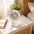 thumbnail image 5 of Miniventilador portátil de mano con alimentación USB recargable, diseño compacto, flujo de aire silencioso, agarre ergonómico para uso en exteriores, viajes, oficina y interiores., 5 of 5