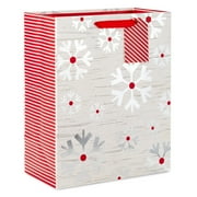 Hallmark Large Holiday Gift Bag (Snowflakes on Birch)