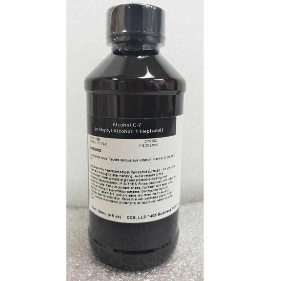 1-Heptanol (n-Heptyl Alcohol, Alcohol C-7) High Purity 99.6% 500ml
