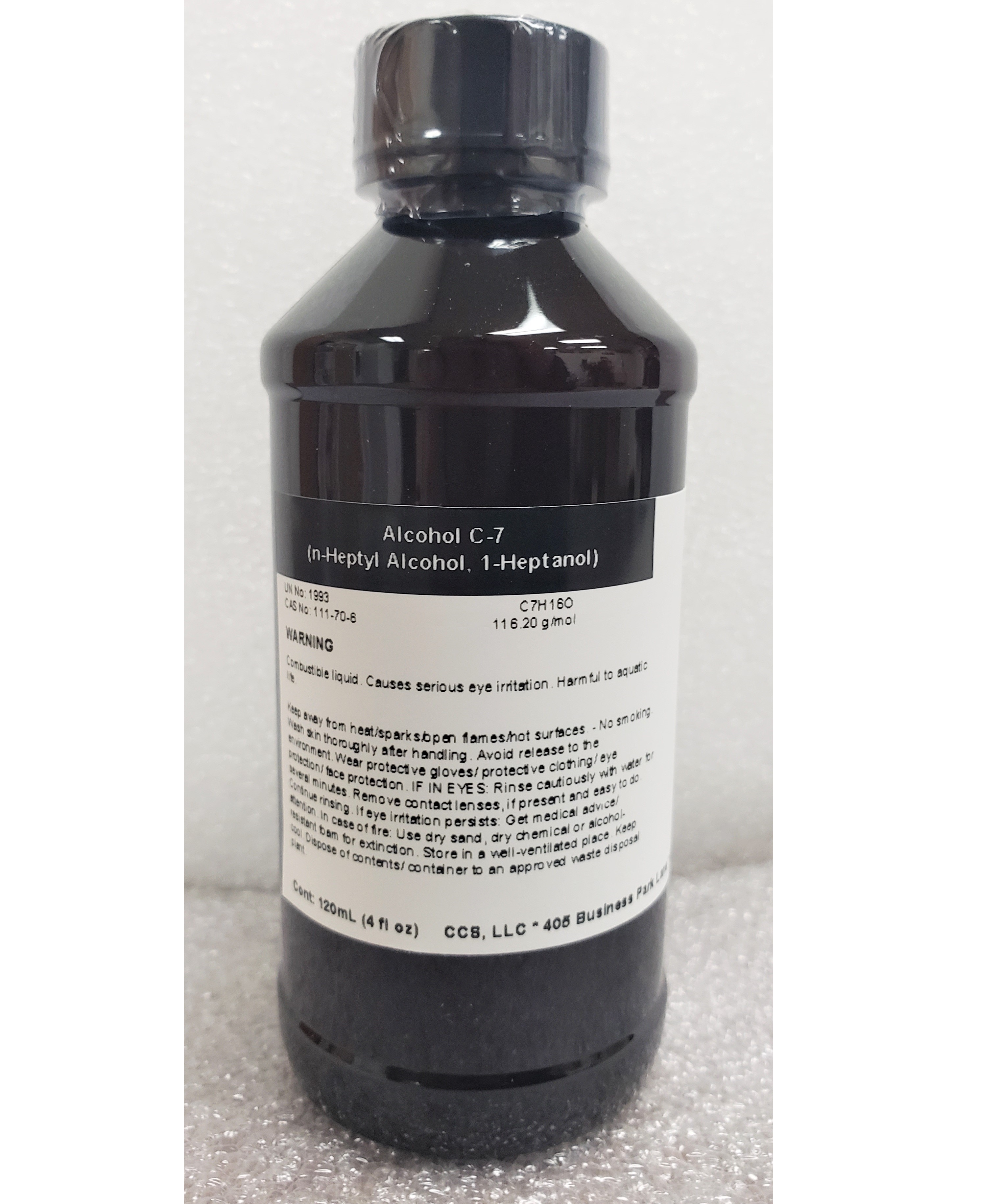 1-Heptanol (n-Heptyl Alcohol, Alcohol C-7) High Purity 99.6% 500ml
