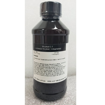 1-Heptanol (n-Heptyl Alcohol, Alcohol C-7) High Purity 99.6% 500ml