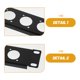 thumbnail image 3 of EXHUMKY Panel Compacto Con Bisagra Para Patch Panel Audio Montaje En Rack Color Negro, 3 of 8