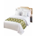 thumbnail image 2 of Xipuska Spring Yellow Sunflowers Bed Runners for Twin Size Bed, Decorative Bed Throws for Foot of Bed, Green Leaves Retro Floral Country Bed Runner Sofa Throw Bedding Scarf Slipcover for Bedroom, 2 of 6