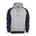 thumbnail image 1 of Tee Jays Mens Two Tone Raglan Hooded Sweatshirt, 1 of 5