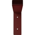 thumbnail image 3 of Ekena Millwork 2"W x 8"D x 6 3/4"H Steel Truss Shelf Bracket, Hammered Bright Red, 3 of 11
