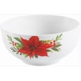thumbnail image 5 of Gibson Home Magic Poinsettia 16 Piece Porcelain Dinnerware Set, 5 of 6