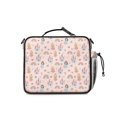 thumbnail image 3 of Princess and Castle Pink Pattern Insulated Lunch Bag with Shoulder Strap and Bottle Holder,Bento School Lunch Bag Box,11x9.5x3.5 Inches, 3 of 5