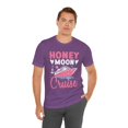 thumbnail image 5 of Wedding Gift Unisex Just Married Couples Honeymoon Cruise Cotton Shirt, 5 of 12