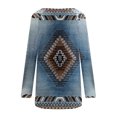 thumbnail image 5 of Puntoco Mujeres Casual Manga Larga Cuello Redondo tops Blusa Suelta Folk-Custom Impreso Camisas Puntoco Puntoco-7439, 5 of 5