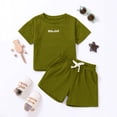 thumbnail image 6 of Kiijoy Infant Girls DIY Letter Embroidery Short Sleeve T-Shirt and Shorts Set, Sizes 12-18M, 6 of 7