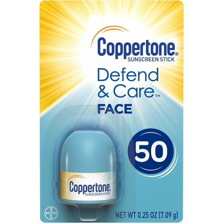 Coppertone Defend & Care Face Sunscreen Stick SPF 50, .25 (Best Sunscreen For Face Spf 50)