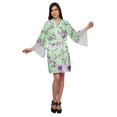 thumbnail image 5 of Moomaya Bride Getting Ready Shirt Cotton Short Robes For Women Bath Robe Girls, 5 of 6