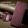 thumbnail image 7 of Dteck for Google Pixel 9 Pro XL Wallet Case,Vintage PU Leather Wallet Card Slot Kickstand Magnetic Closure RFID Blocking Shockproof Flip Folio Case Cover, Winered, 7 of 7