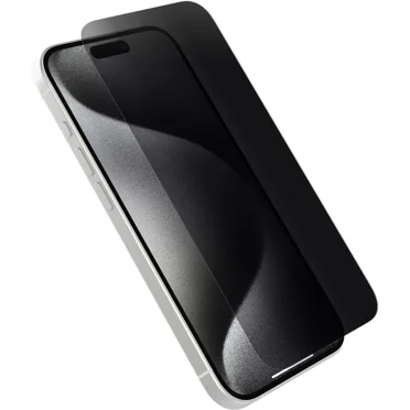 OtterBox - Premium Pro Glass Screen Protector Blue Light Guard Antimicrobial for Apple iPhone 15 Pro - Clear
