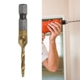 thumbnail image 1 of For Wood  Tap Drill Bits Hex Shank  Coated Metric Screw Combination Tapping Bit, 1 of 7