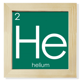 thumbnail image 1 of Quimica elementos periodo cuadro raro gas helio que Pantalla de escritorio de pared de fotograma cuadrado, 1 of 4