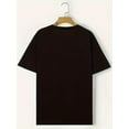 thumbnail image 3 of Nouveau T-Shirt à Manches Courtes Col Rond Imprimé Lettre pour Hommes, T-Shirt Respirant Mode Rue, Haut Décontracté Confortable pour Printemps Été Vacances Loisirs Vêtements pour Hommes comme Cadeau pour Adulte, Homme, Femme, 3 of 8
