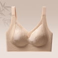thumbnail image 2 of Women Bra Wireless Seamless Bra Push Up Bra No Underwire Thin Strap Adjustable Rims-Free Comfort Fit Daily Wear for Women Sports Underwear | TruBelle,Khaki 2XL, 2 of 9