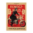 thumbnail image 1 of Póster French Dispatchs Anime Art, 29,7 x 42 cm, papel de 150 g, 1 of 1