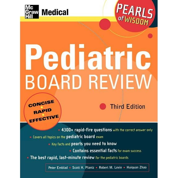 Pediatric Board Review: Pearls of Wisdom, Third Edition: Pearls of Wisdom, (Paperback)