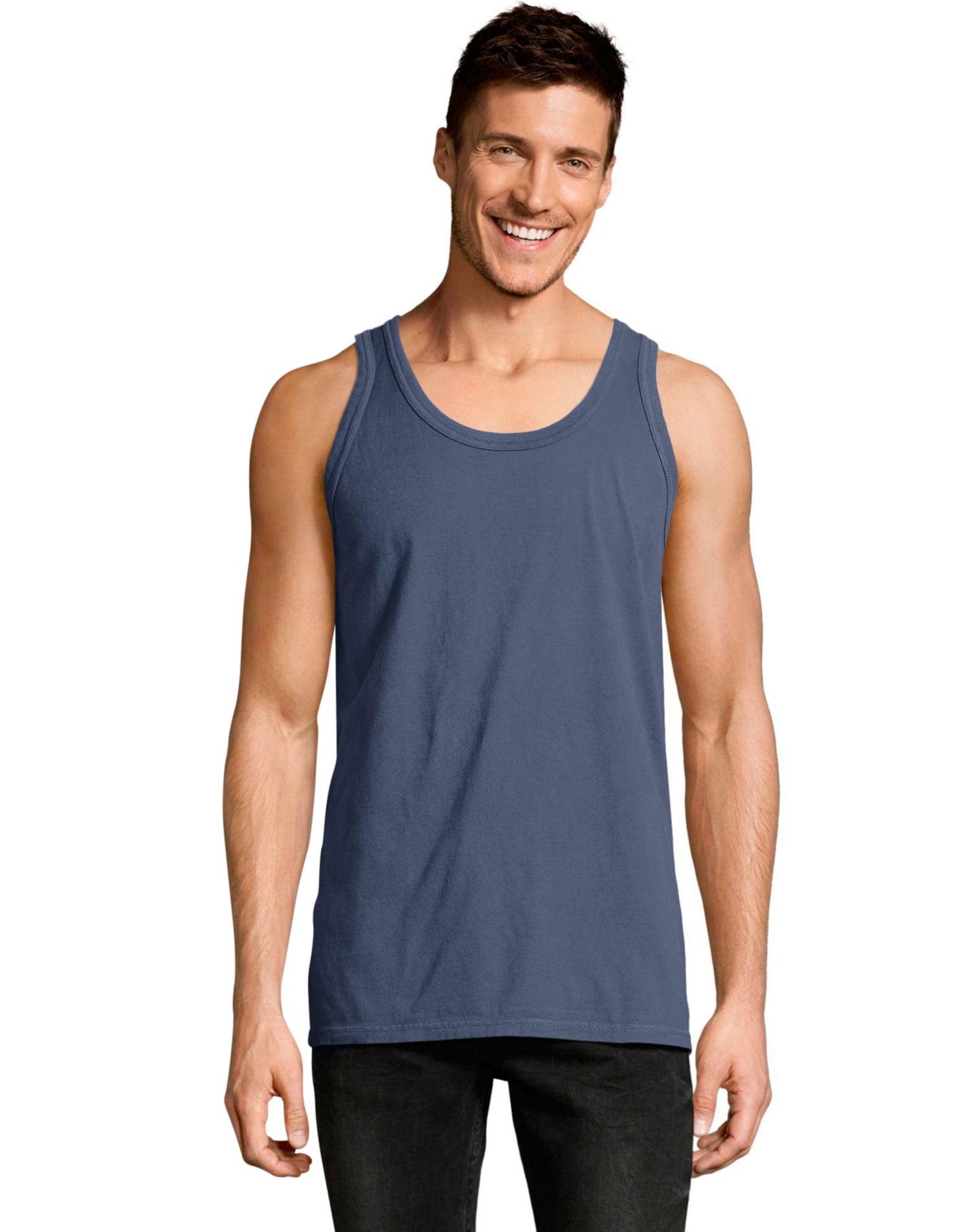 Hanes Men's ComfortWash Garment Dyed Sleeveless Tank Top - Walmart.com