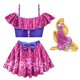 thumbnail image 1 of Disney-traje de baño de princesa Elsa para niñas, traje de baño de dos piezas con diseño de Jasmine y Isabela, Cosplay Fivean unisex, 1 of 2