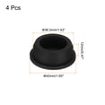 thumbnail image 2 of Uxcell High Temp Silicone Plug ID 36.3mm/1.43 Inch for Sealing Plugs Black Pack of 4(OD 42mm/1.65 Inch), 2 of 6