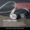 thumbnail image 2 of MEE audio M6 PRO Musicians' In-Ear Monitors Wired + Wireless Combo Pack w/ Cable + Bluetooth Adapter (Clear), 2 of 10