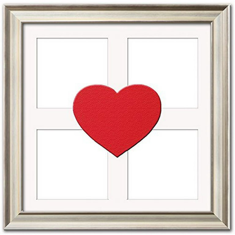 4 X 6 Wooden Triple Heart Clip Photo Frame