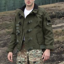 Y’s for men 00's Cargo Pocket Jacket LOVZFMLL Jackets for Men Locomotive Tactics Jacket Zipper Pocket