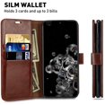 thumbnail image 3 of Galaxy S20 Ultra 5G Wallet Case, 6.9 inch,MONASAY [Included Screen Protector] Flip Folio Leather Cell Phone Cover, 3 of 5