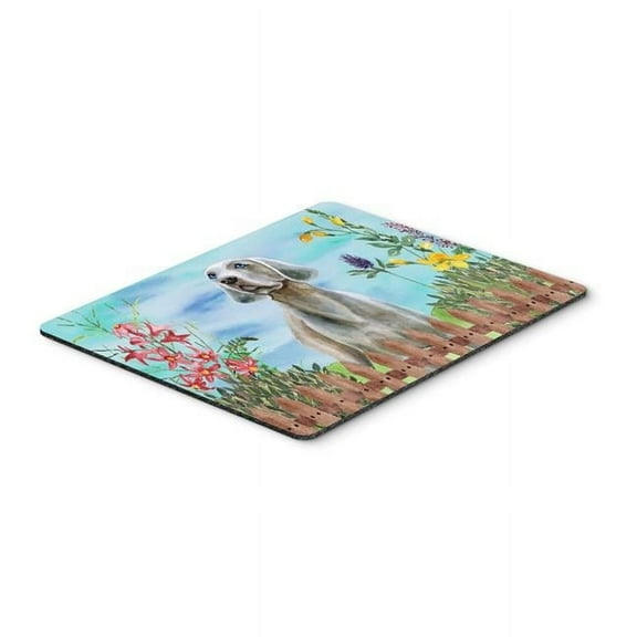 Weimaraner Spring Mouse Pad, Hot Pad or Trivet