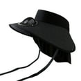 thumbnail image 2 of Solar Fan Hat Sun Visor Hat Detachable Solar Charging Fan Built-in Wide-brimmed Hat UPF 50+ Solar Fan For Summer Hat Mountaineering And Fishing Hat, 2 of 7