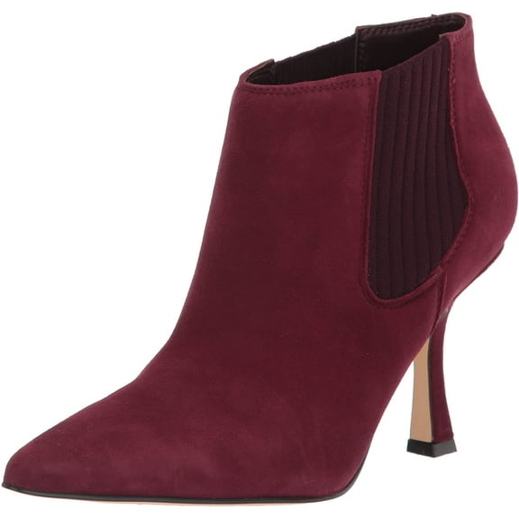 NINE WEST Womens Sofia Ankle Boot 9 Red