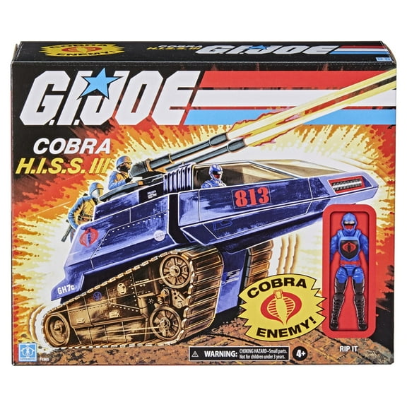 G.I. Joe: Retro Collection Cobra H.I.S.S. III Kids Toy Action Figure for Boys and Girls (4”)