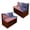 American Flag Pattern, variant on Psesaysky Wood Grain Print RV Dinette Cushion Covers, Stretch Camper Couch Covers Sofa Slipcovers for Travel Trailer Couch, Replacement Camper Sofa Chair Protector (1 Backrest Cover & 1 Bench Cover)