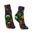 thumbnail image 4 of Bingfone Mardi Gras1 Design Patterned Men'S Women'S Casual Cotton Socks, 4 of 9