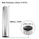 thumbnail image 1 of Od 34-102mm Length 20" 300mm 500mm Aluminum Alloy Tube Intercooler Pipe Straight 45 Degree Air Intake Tube For Car, 1 of 1