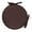 Brown, variant on Chair Seat Pad Bistro Round Chair Seat Pad Cushions Tie-on Kitchen Dining Removable Cover
