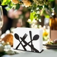 thumbnail image 5 of Napkin Holder under $5! kkbbma Napkin Holder for Table, Metal Paper Napkin Holder for Dining Table, Modern Decor for Home Dining Room, Standing Napkin Dispenser for Countertop Restaurant Bar, 5 of 6