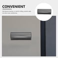 thumbnail image 3 of POPETPOP Black Aluminum Alloy Office Door Name Plate with Self-Adhesive Backing for Conference Room Signs, 3 of 7