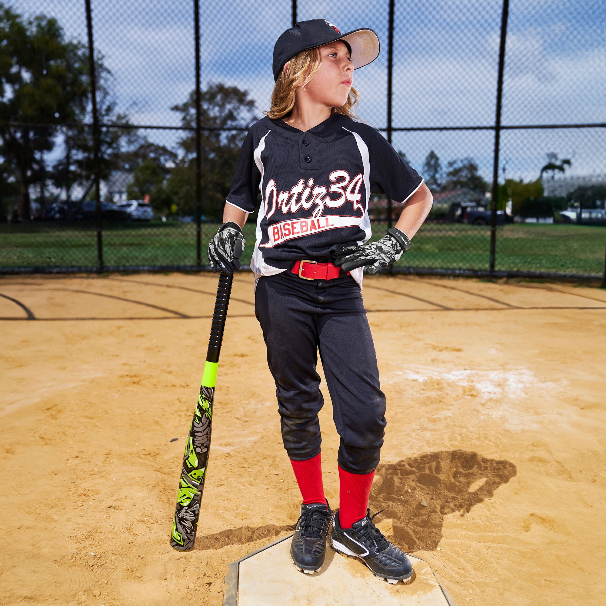 s Baseball Ortiz34 Homerun T-Ball Set- David Ortiz 3-in-1 Bat