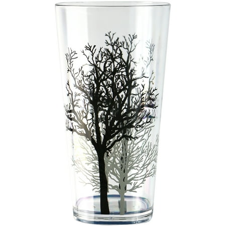 Corelle Coordinates Timber Shadows - 19oz Acrylic Iced-tea Glass Set of 6